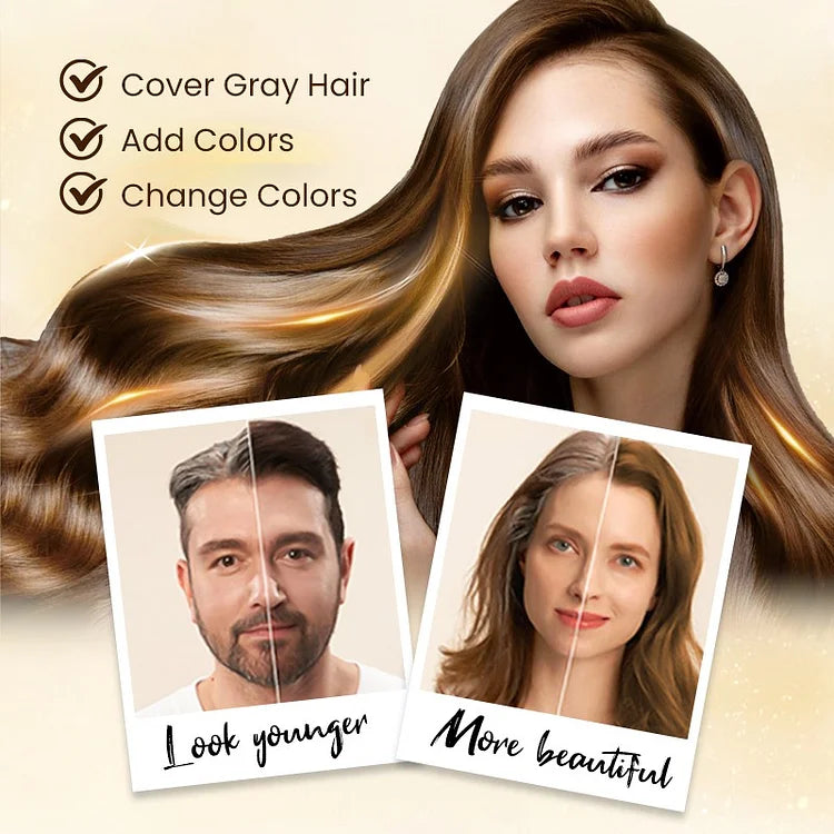 ✨Japanese Long Lasting Natural Hair Dye Shampoo Buy 1 Get 1 Free 🔥