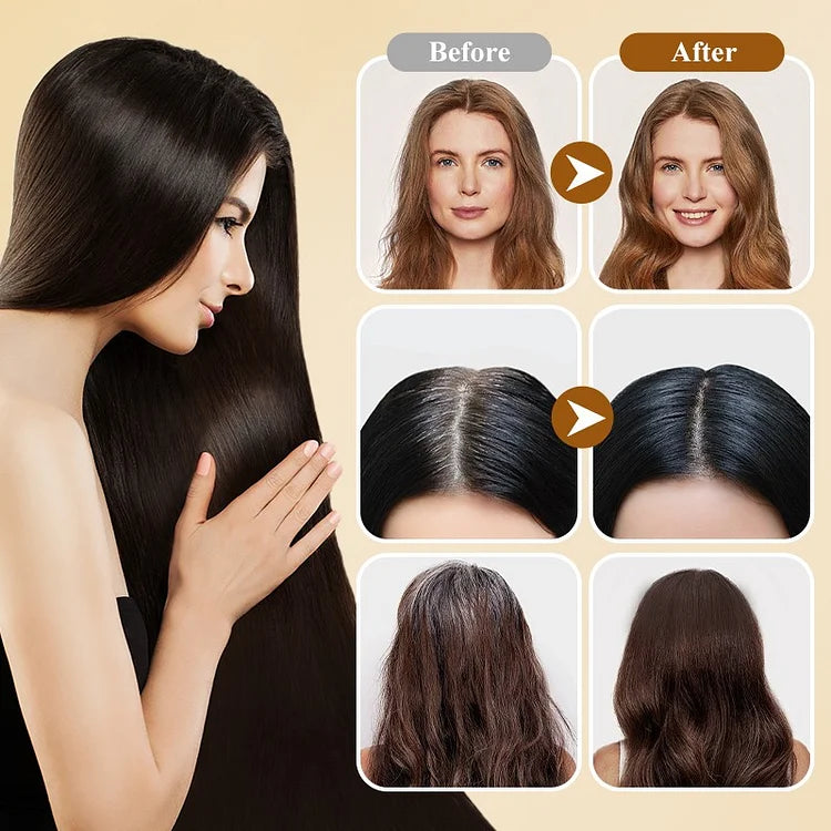✨Japanese Long Lasting Natural Hair Dye Shampoo Buy 1 Get 1 Free 🔥