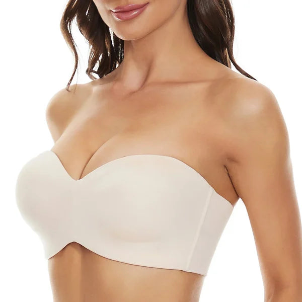 Full Support Seamless Strapless Convertible Bandeau Bra (Pack of 2)