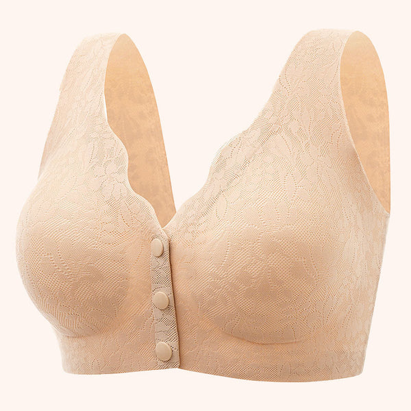 đ„Women's Lace Front Button Large Size Steel Ring Underwear - đ„Convenient and Comfortable