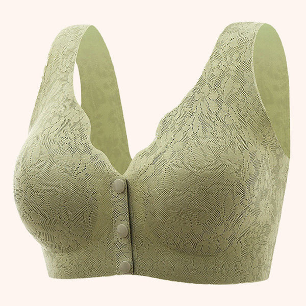đ„Women's Lace Front Button Large Size Steel Ring Underwear - đ„Convenient and Comfortable