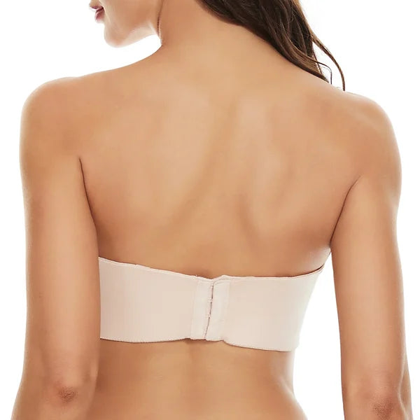 Full Support Seamless Strapless Convertible Bandeau Bra (Pack of 2)