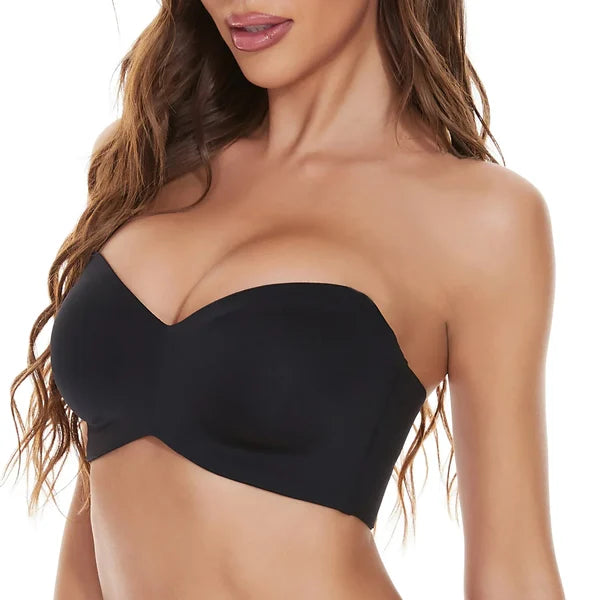 Full Support Seamless Strapless Convertible Bandeau Bra (Pack of 2)