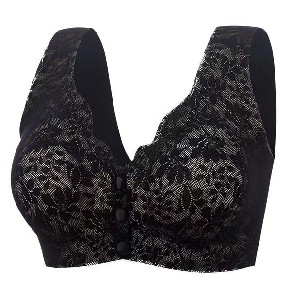 đ„Women's Lace Front Button Large Size Steel Ring Underwear - đ„Convenient and Comfortable