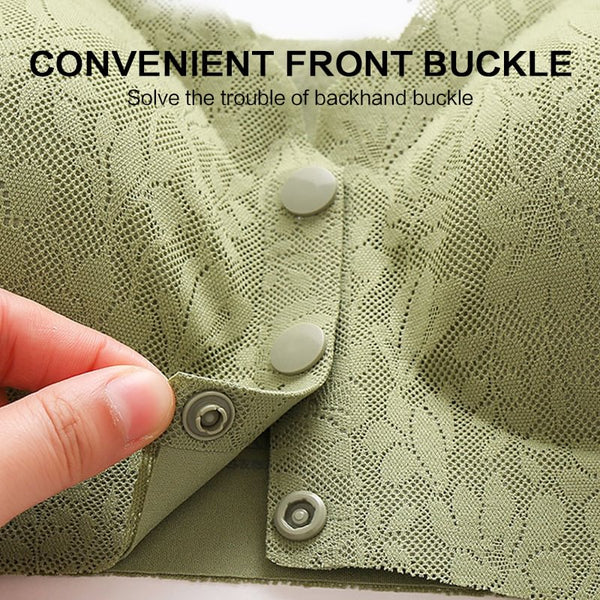 đ„Women's Lace Front Button Large Size Steel Ring Underwear - đ„Convenient and Comfortable