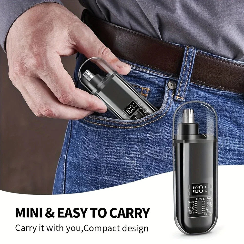 Electric Ear & Nose Hair Trimmer|Digital Display