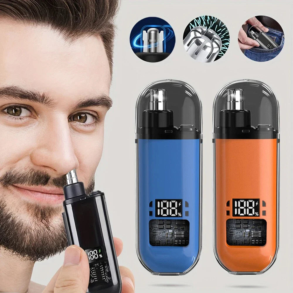 Electric Ear & Nose Hair Trimmer|Digital Display