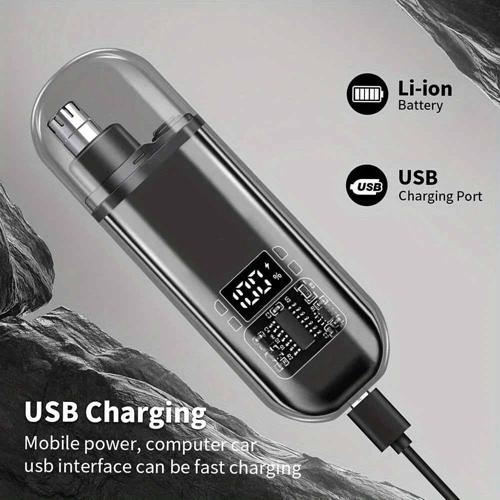 Electric Ear & Nose Hair Trimmer|Digital Display