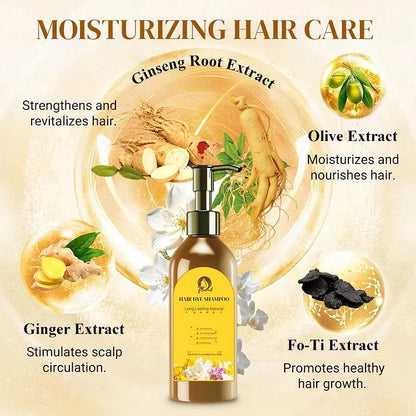 ✨Japanese Long Lasting Natural Hair Dye Shampoo Buy 1 Get 1 Free 🔥