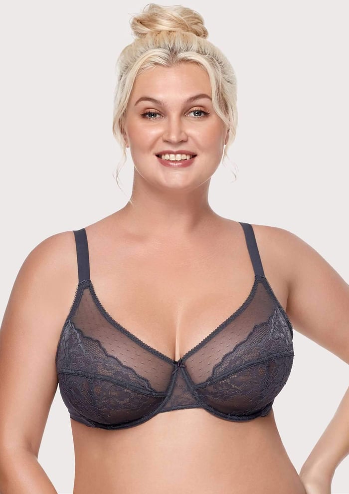 🔥Unlined Comfort Unpadded Full Coverage Underwire Minimizer Bra