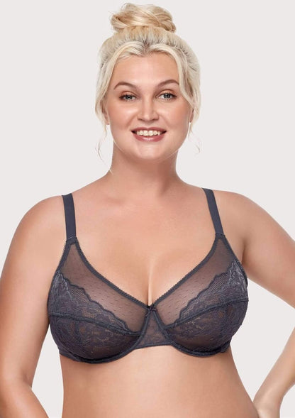🔥Unlined Comfort Unpadded Full Coverage Underwire Minimizer Bra