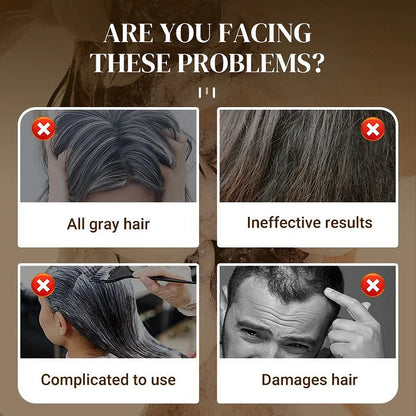 ✨Japanese Long Lasting Natural Hair Dye Shampoo Buy 1 Get 1 Free 🔥