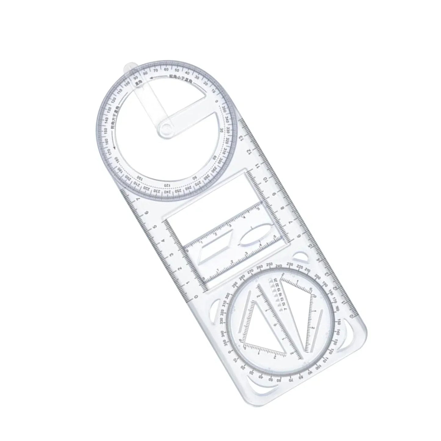 Multifunctional Geometry Ruler – Ideal for Math & Craftwork ⭐⭐⭐⭐⭐ (PACK OF 4)