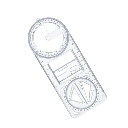 Multifunctional Geometry Ruler – Ideal for Math & Craftwork ⭐⭐⭐⭐⭐ (PACK OF 4)