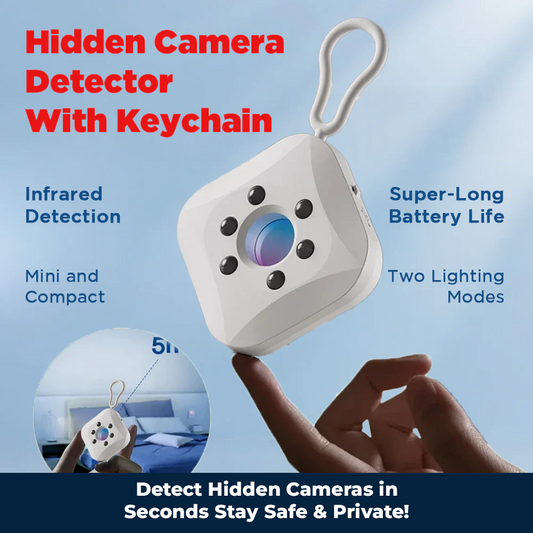 AntiSpy™ Hidden Camera Detector With Keychain