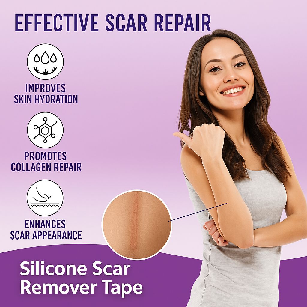 Silicone Scar Remover Tape for Acne & Wrinkles