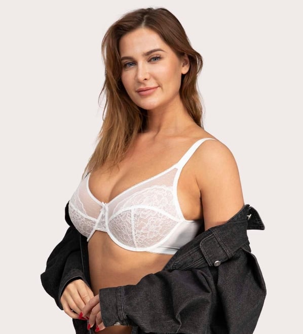 🔥Unlined Comfort Unpadded Full Coverage Underwire Minimizer Bra