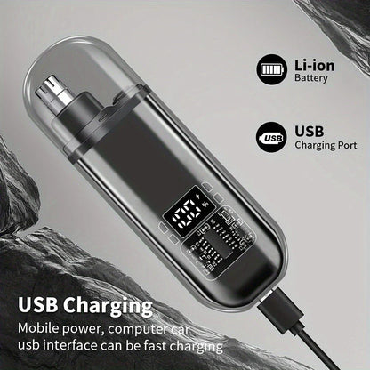 Electric Ear & Nose Hair Trimmer|Digital Display