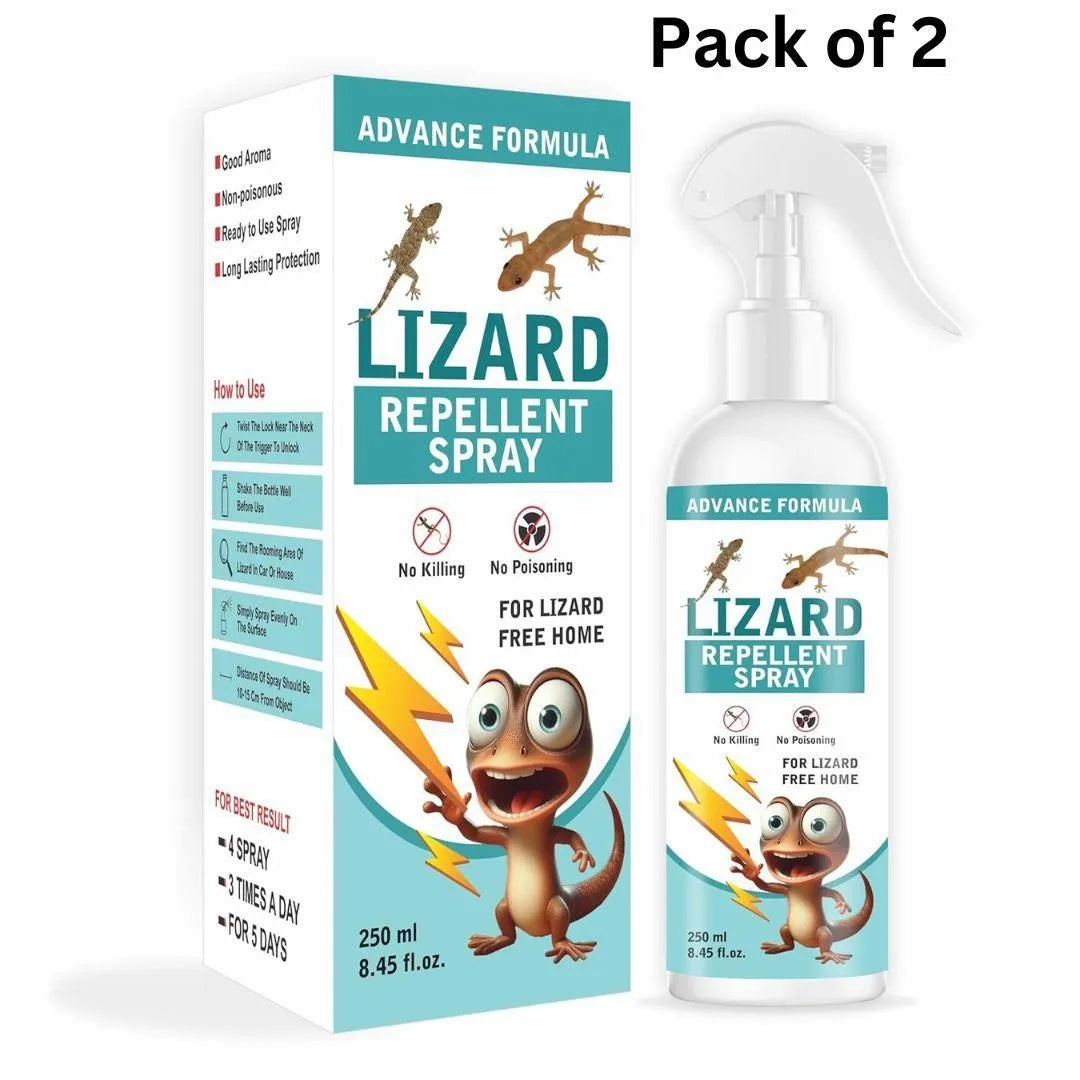 Lizard Repellent Spray 250ML (BUY 1 GET 1 FREE)